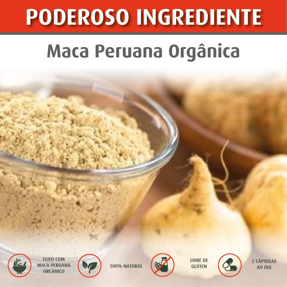 Kit 03 Maca Peruana - Maca Peruana Negra 1000mg 360 Cápsulas - Para Homens e Mulheres - Tem Vida