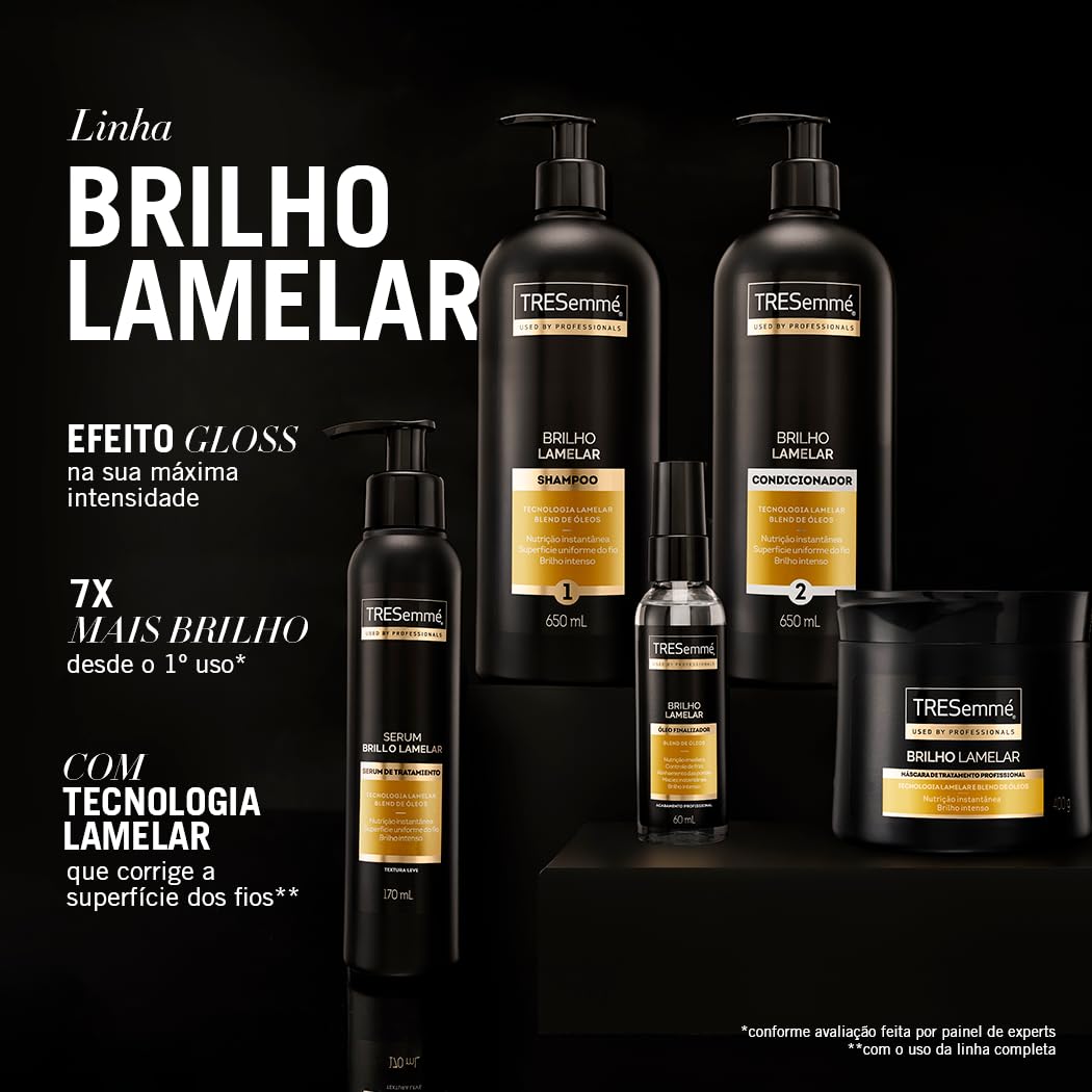 TRESEMMÉ Óleo Finalizador Tresemmé Brilho Lamelar Frasco 60Ml