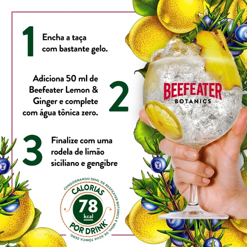 Beefeater Botanics Limão & Gengibre – 750 ml