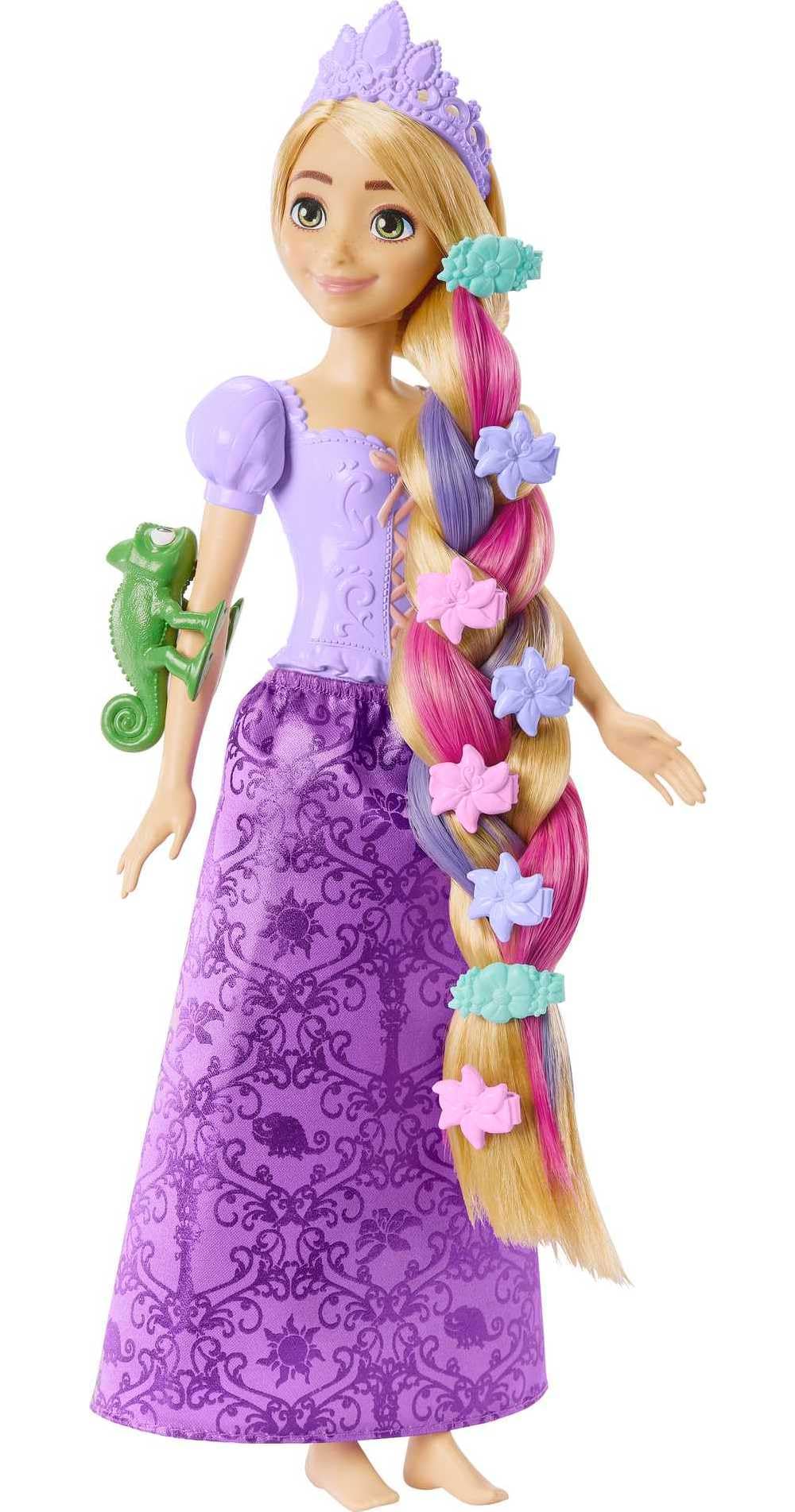 Disney Princesa Boneca Rapunzel Cabelo de Contos de Fadas