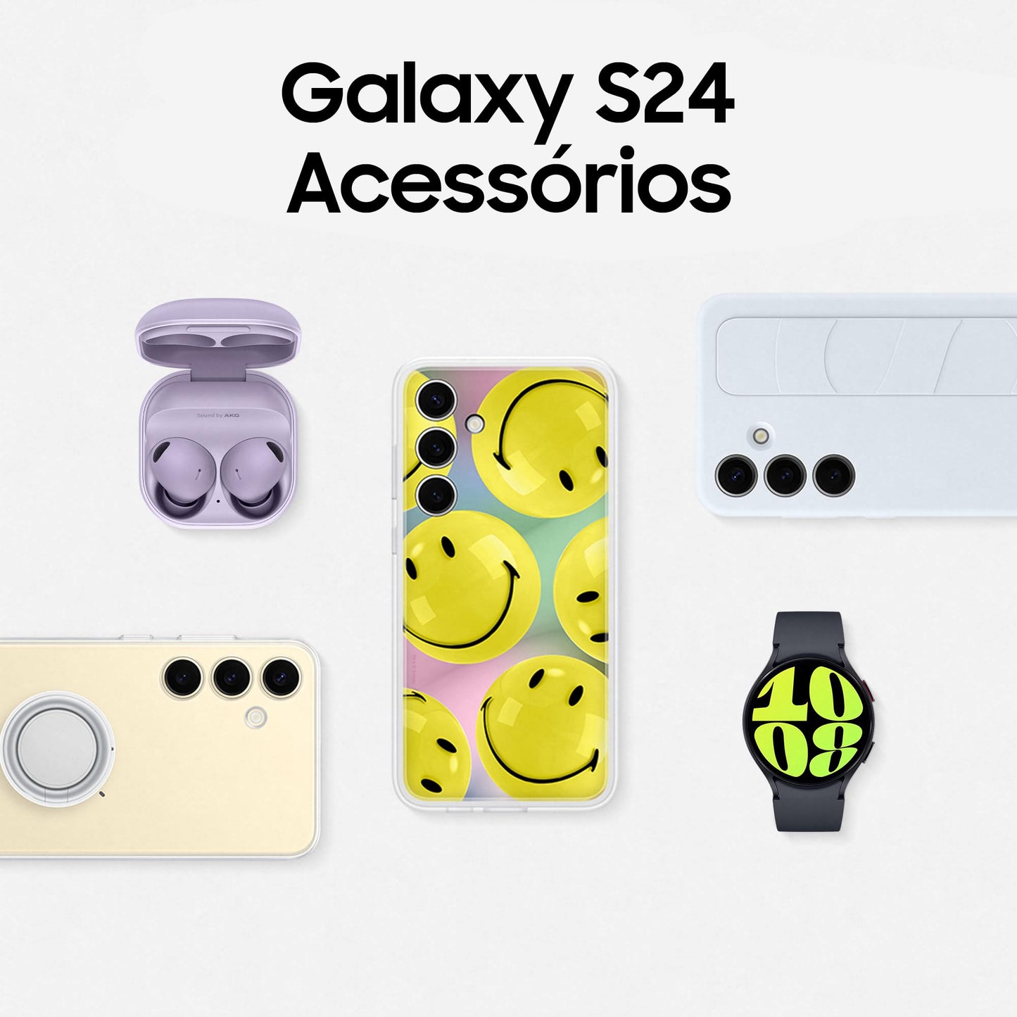 Smartphone Samsung Galaxy S24, Galaxy AI, 128GB, 8GB RAM, Cinza - Neste Modelo de 128GB você não ganha o dobro da memória pelo mesmo preço