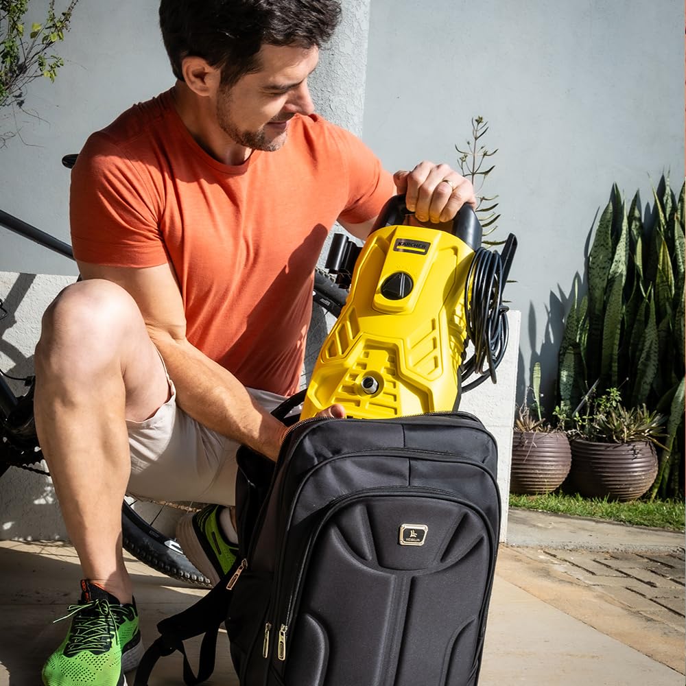 Lavadora de Alta pressão Kärcher Compacta 1500 PSI/Libras 1200W 300L/h com Aplicador de Detergente e Lança Regulável 220V