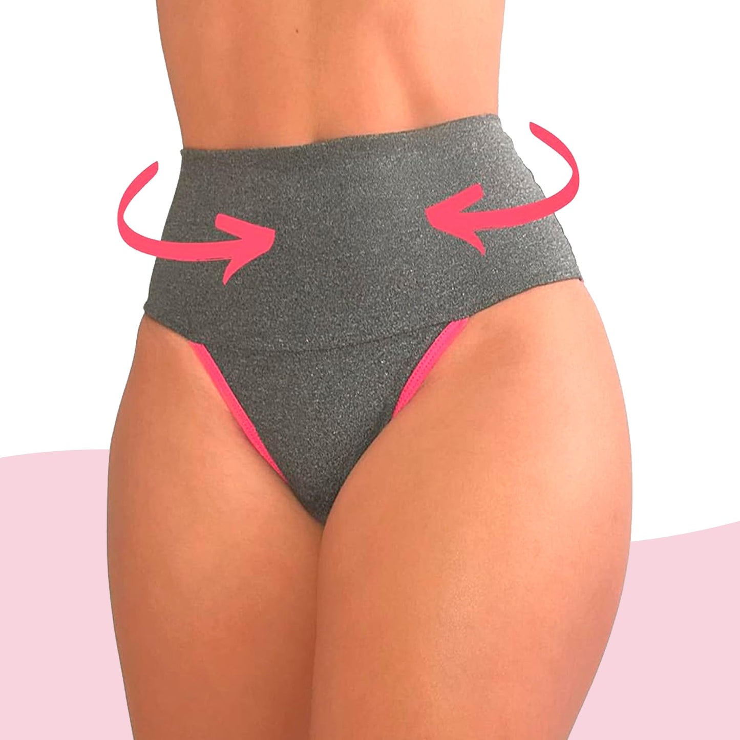 Kit 10 Calcinha Fitness Cós Alto Compressão Para Barriga Para Revenda (GG)
