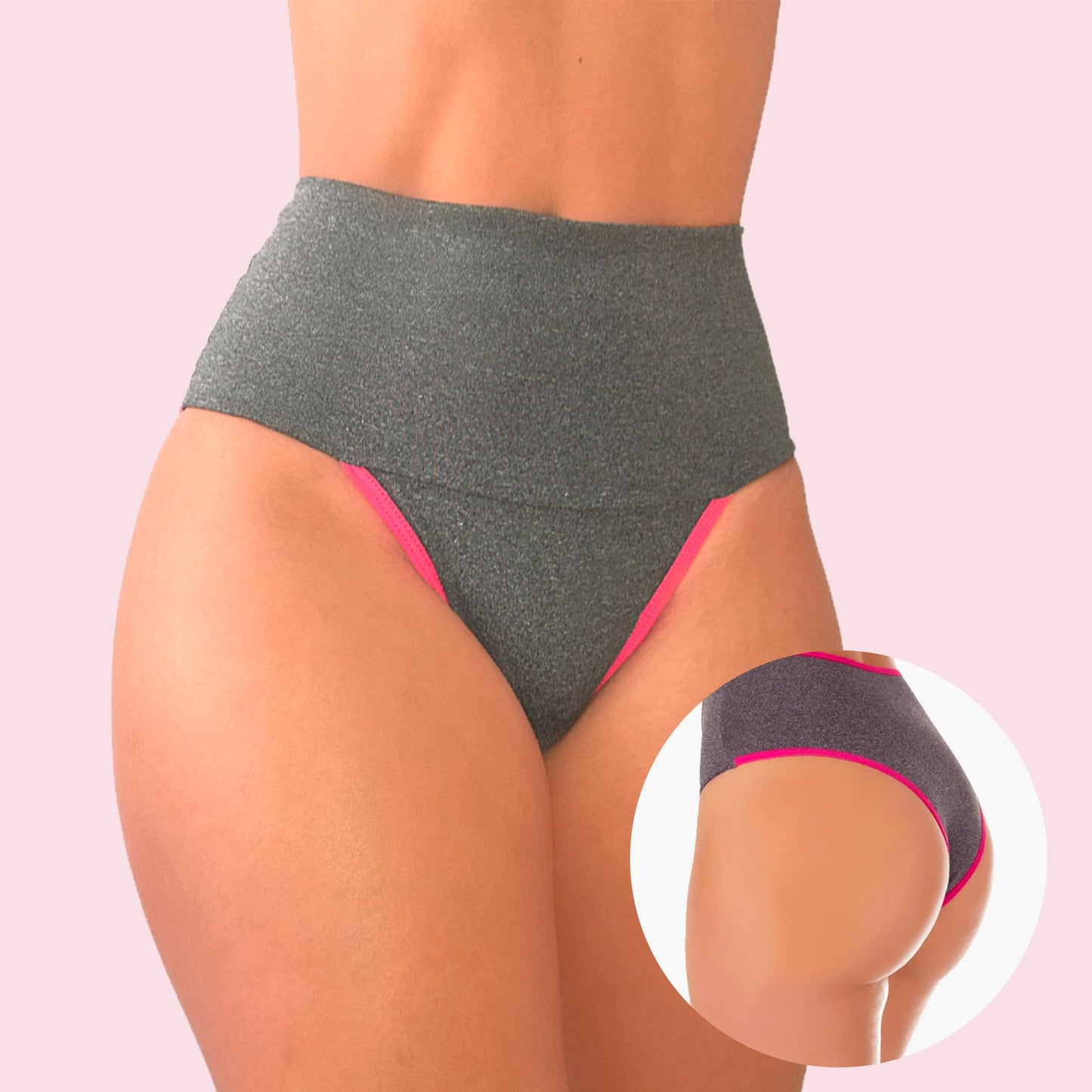 Kit 10 Calcinha Fitness Cós Alto Compressão Para Barriga Para Revenda (GG)