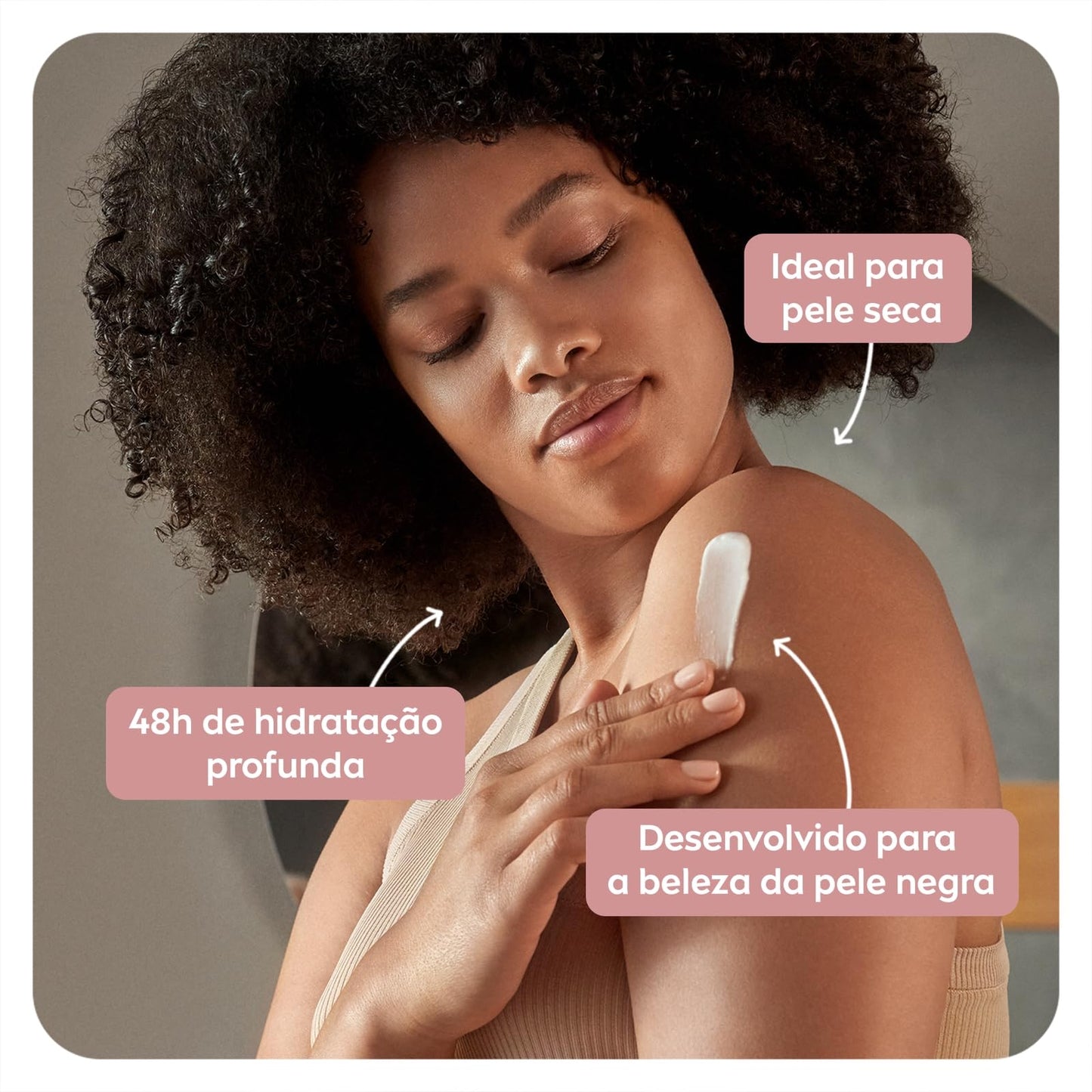 NIVEA Hidratante Corporal Beleza Radiante Pele Uniforme 200ml - Para a beleza da pele negra, uniformiza o tom da pele em 2 semanas e repara as áreas ressecadas, com vitamina C