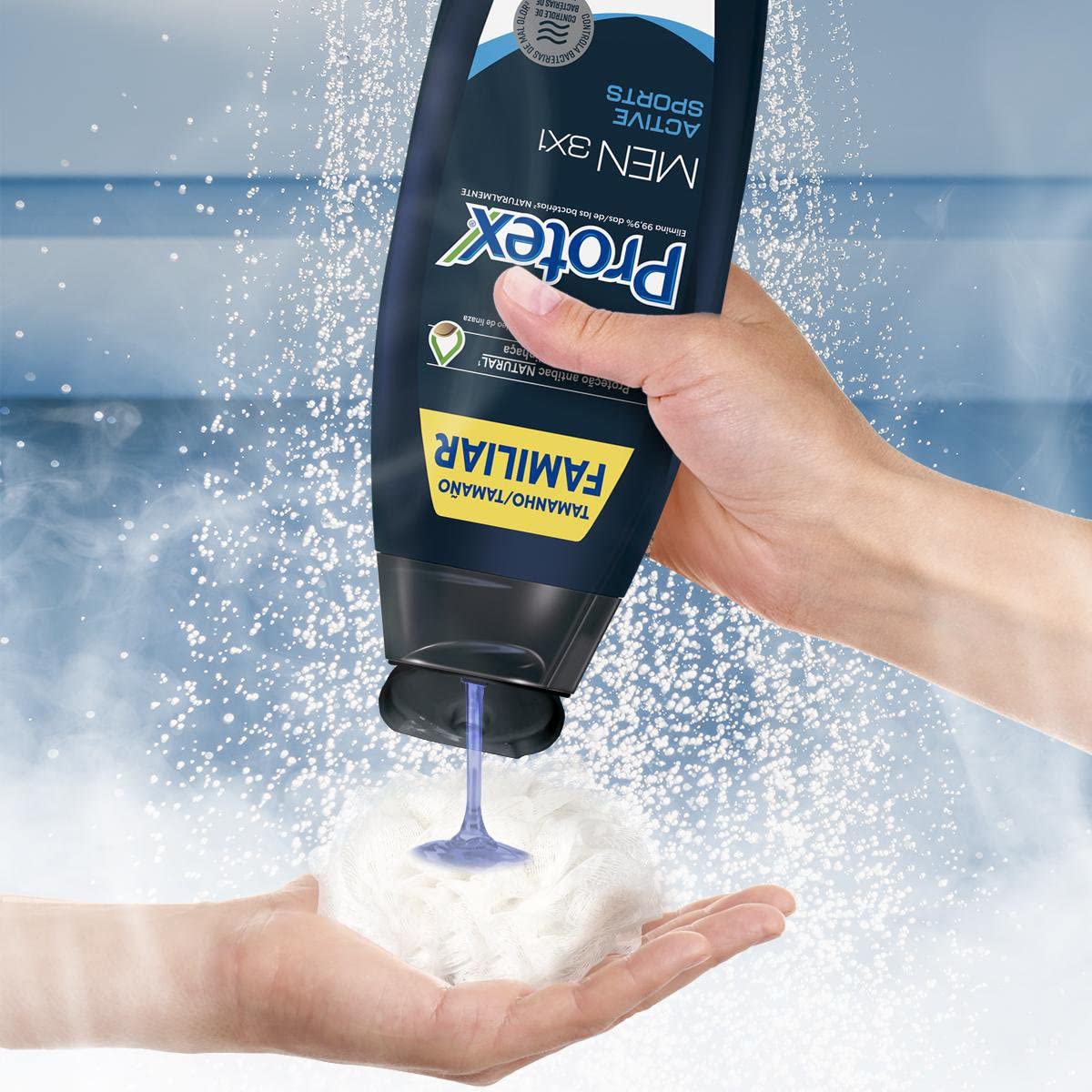 Sabonete Líquido Masculino Antibacteriano para Corpo Protex Men Sport 650ml