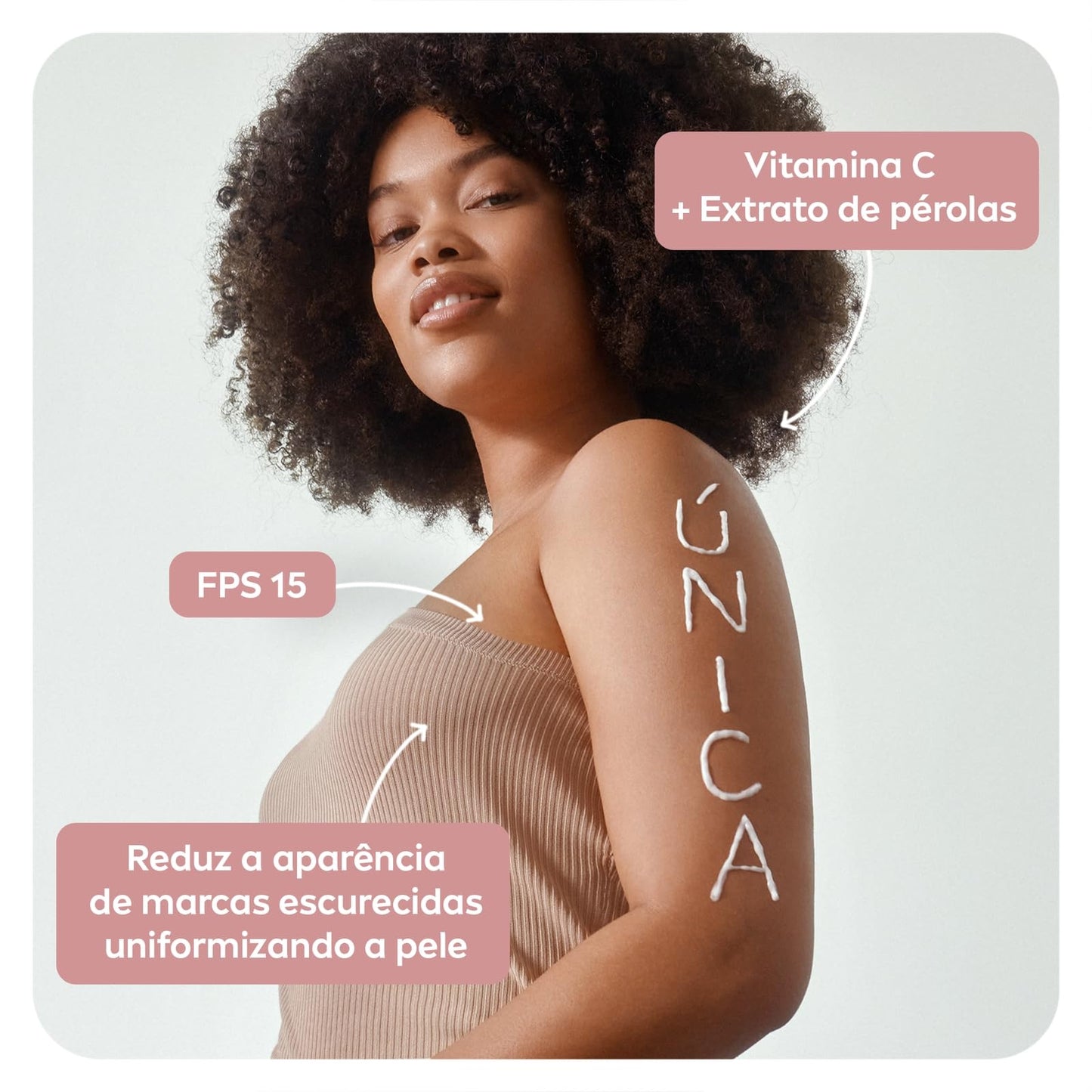 NIVEA Hidratante Corporal Beleza Radiante Pele Uniforme 200ml - Para a beleza da pele negra, uniformiza o tom da pele em 2 semanas e repara as áreas ressecadas, com vitamina C