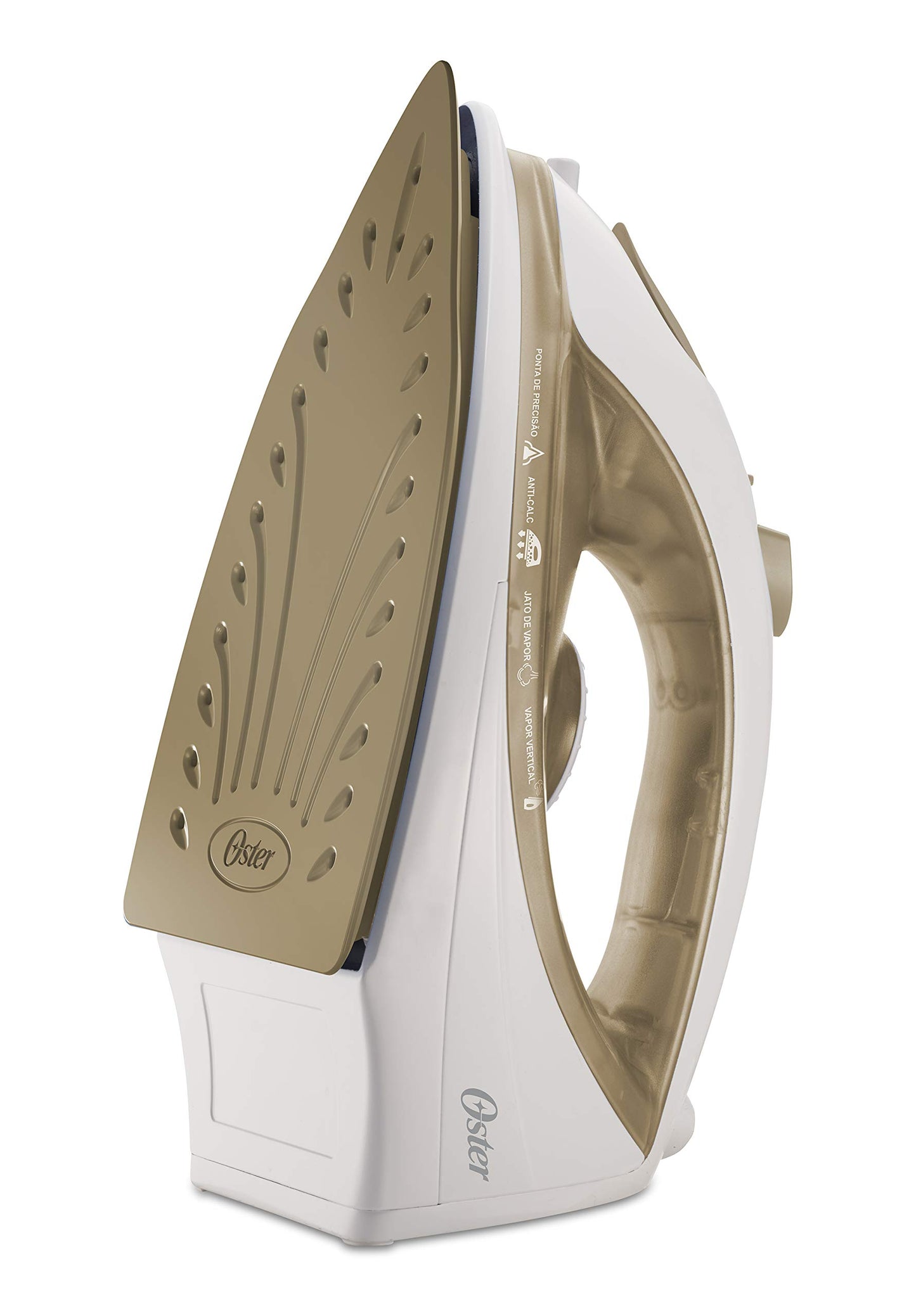 Ferro de Passar a Vapor Oster Antiaderente, 110V, Champagne/Branco, 1200W, GCSTBS5907