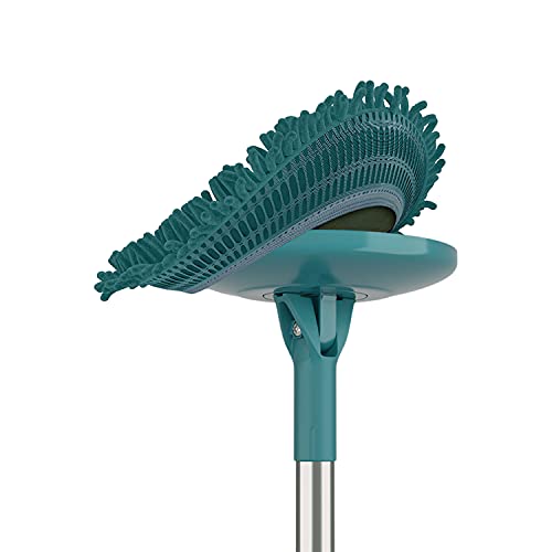 Flash Limp MOP9379 - Mop FIT Giratório 3 em 1, balde com 8 Litros e 3 opções de Refis, ( microfibra, tira pó e limpeza pesada)