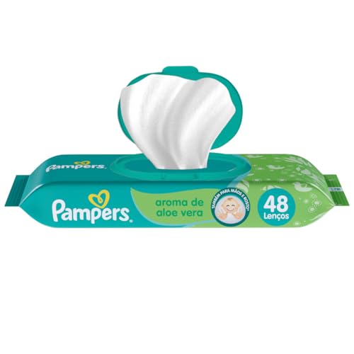 Pampers Lenços Umedecidos Aroma de Aloe Vera 576 Unidades