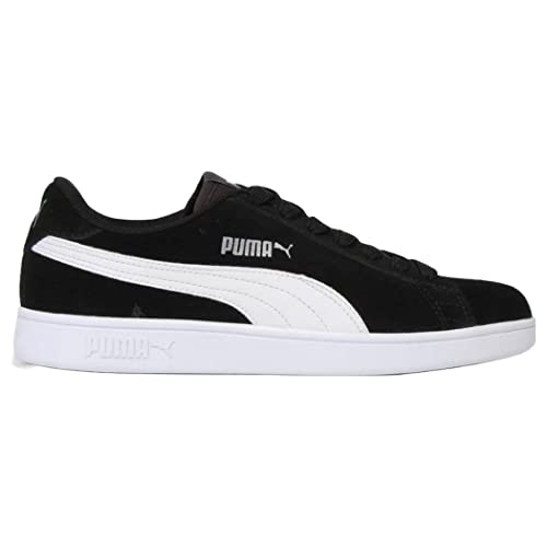 Tênis Smash V2 Bdp, Puma, Adulto Unissex, Preto/Branco/Prata, 39