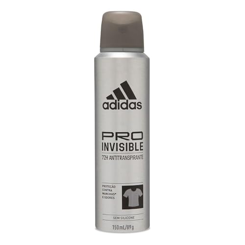 Adidas Pro Invisible - Desodorante Masculino, 150Ml, 1 Unidade