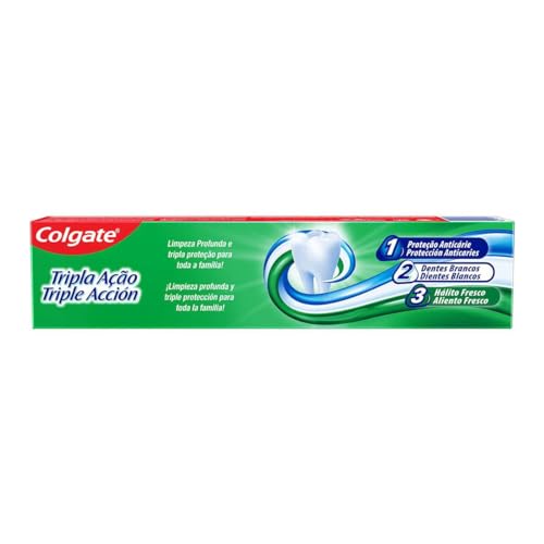 COLGATE Creme Dental Colgate Tripla Ação Menta Original 180G Promo Tamanho Família 180G