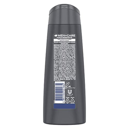 Dove Shampoo Cafeína Fortificante e Cálcio Men+Care Força Resistente 200ml, Branco