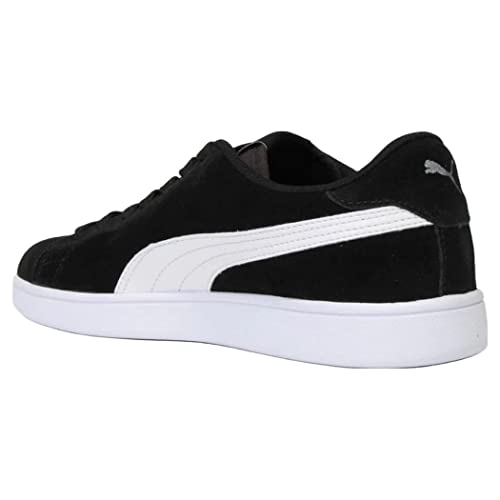 Tênis Smash V2 Bdp, Puma, Adulto Unissex, Preto/Branco/Prata, 39