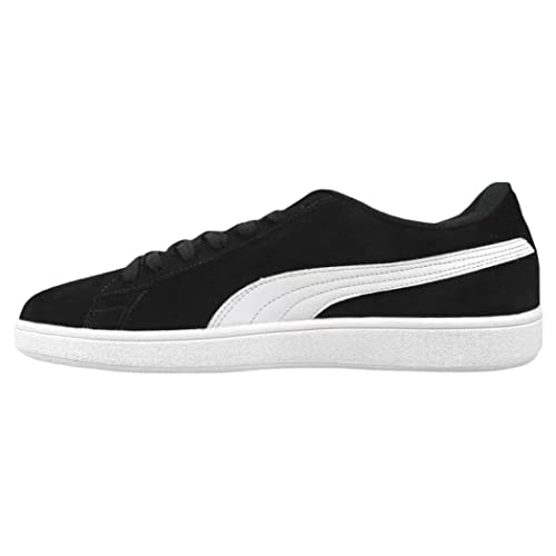 Tênis Smash V2 Bdp, Puma, Adulto Unissex, Preto/Branco/Prata, 39