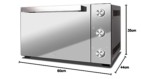 PHILCO Forno Elétrico PFE50PE Full Glass Autolimpante 50L 127V,Modelo: 56101083