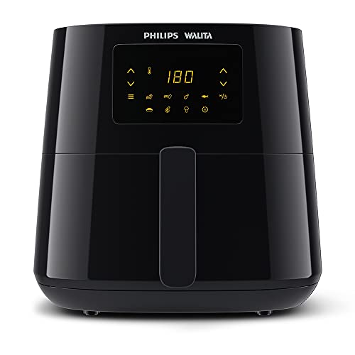 Philips Walita Preta Fritadeira Airfryer Essential XL Digital, 6.2L de capacidade, Garantia internacional de dois anos, 220V, 2000W (RI9270/91)