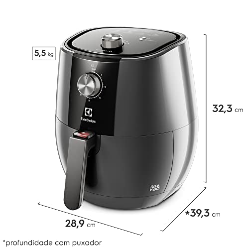 Fritadeira Elétrica Grand Airfryer 4L Electrolux EAF30 Grafite 110V