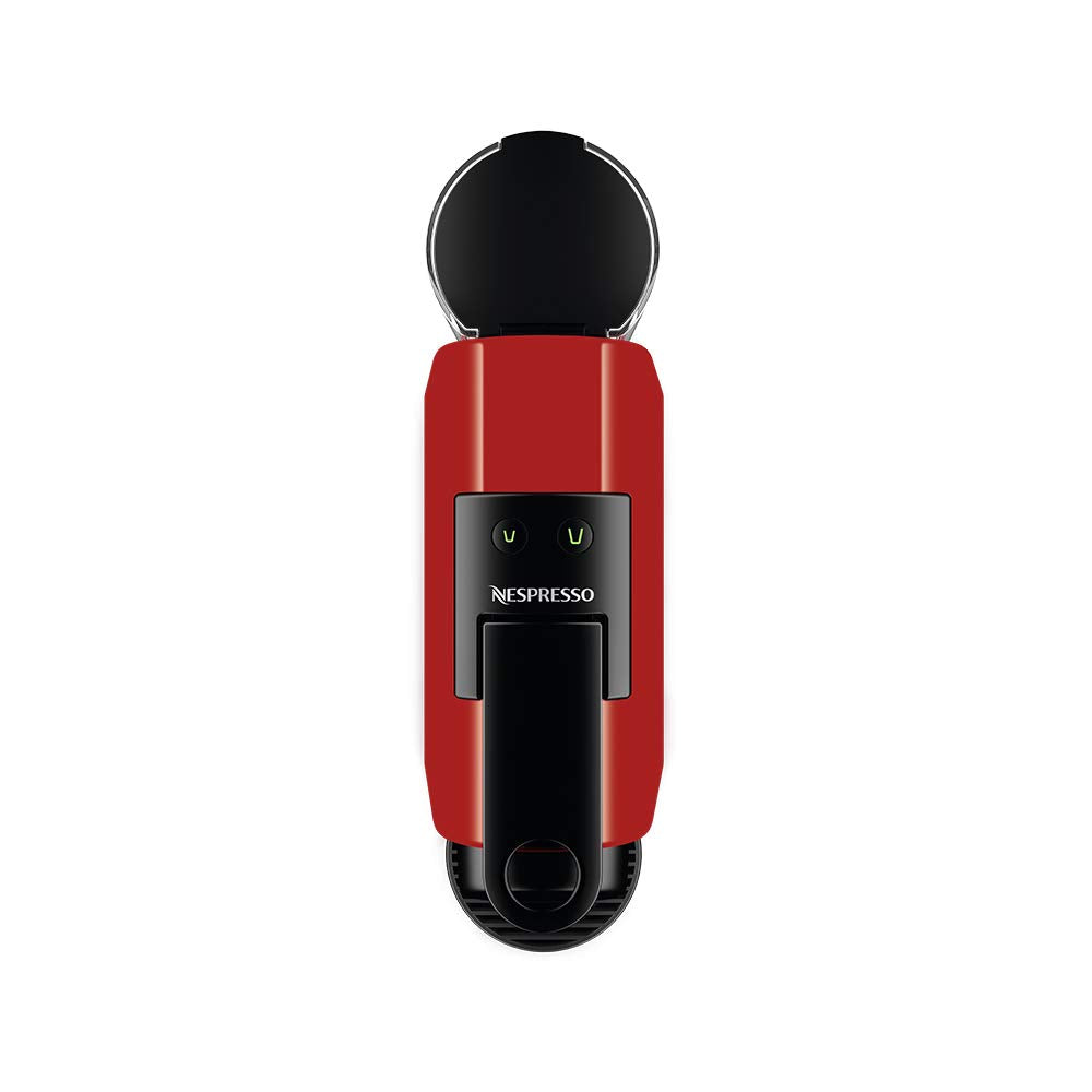 Nespresso Essenza Mini Cafeteira 110V, máquina de café Espresso compacta para casa, máquina de cápsula/cápsula elétrica automática (vermelha)