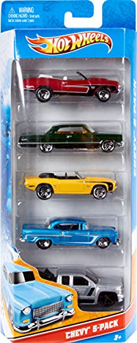 Pacote 5 Carros Sortidos, Hot Wheels, Mattel, Multicor - não é possível escolher as cores