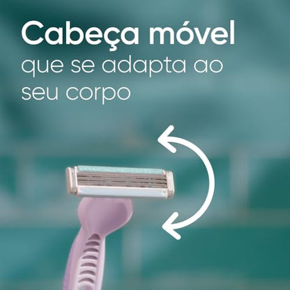 Gillette Aparelho De Depilar Venus Suave Sensitive 4 Unidades