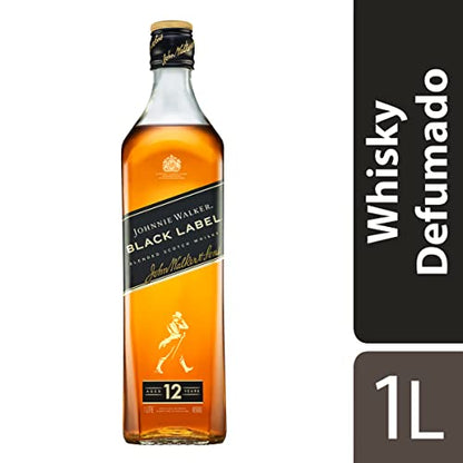 Whisky Johnnie Walker Black Label 12 Anos 1L