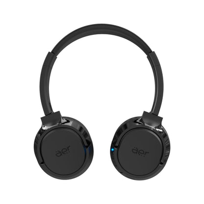 AER by Geonav Fone de Ouvido sem fio Bluetooth AerJoy, On-Ear Dobrável, autonomia* 52 horas, Equalização via Aplicativo, função Encontrar fone, AER13BK, Preto