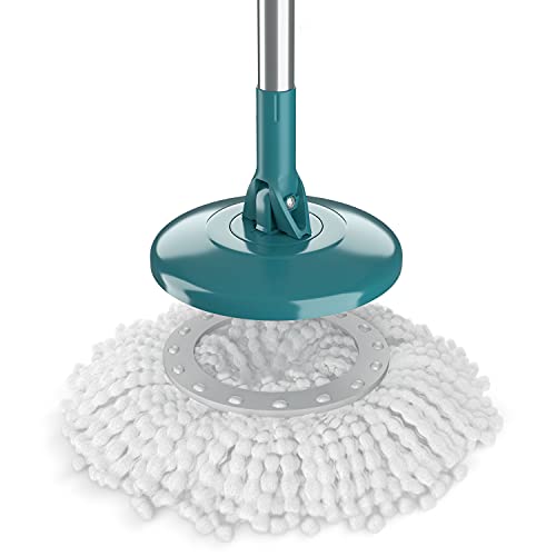 Flash Limp MOP9379 - Mop FIT Giratório 3 em 1, balde com 8 Litros e 3 opções de Refis, ( microfibra, tira pó e limpeza pesada)