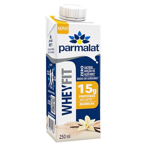 Pack Parmalat WheyFit Baunilha 15g de Proteína 250 Ml - 12 Unidades