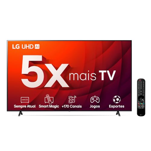 Smart TV 50" 4K LG UHD ThinQ AI 50UR8750PSA HDR Bluetooth Alexa Google Assistente Airplay2 3 HDMI