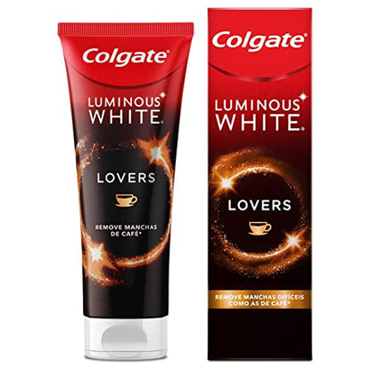 Colgate Creme Dental Clareador Luminous White Lovers Manchas De Café 70G