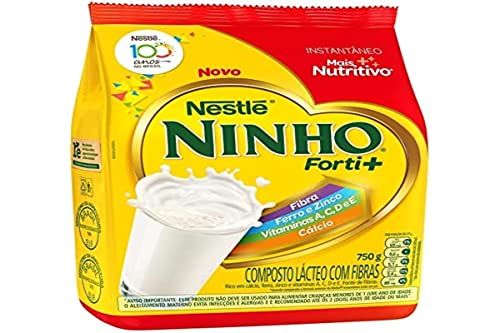 Composto Lácteo, Nestlé, Ninho Forti+, Pacote, 750g