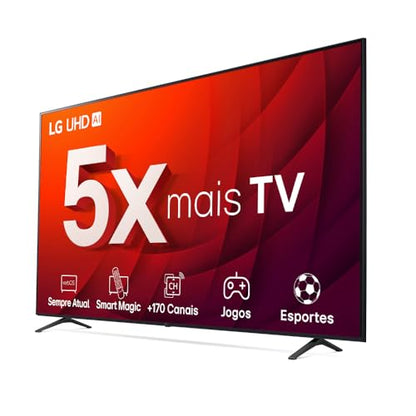 Smart TV 50" 4K LG UHD ThinQ AI 50UR8750PSA HDR Bluetooth Alexa Google Assistente Airplay2 3 HDMI