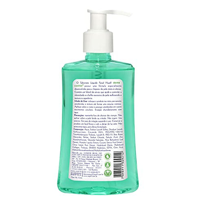 Sabonete Liquido Facial Nupill Derme Control 200Ml, Nupill, Verde