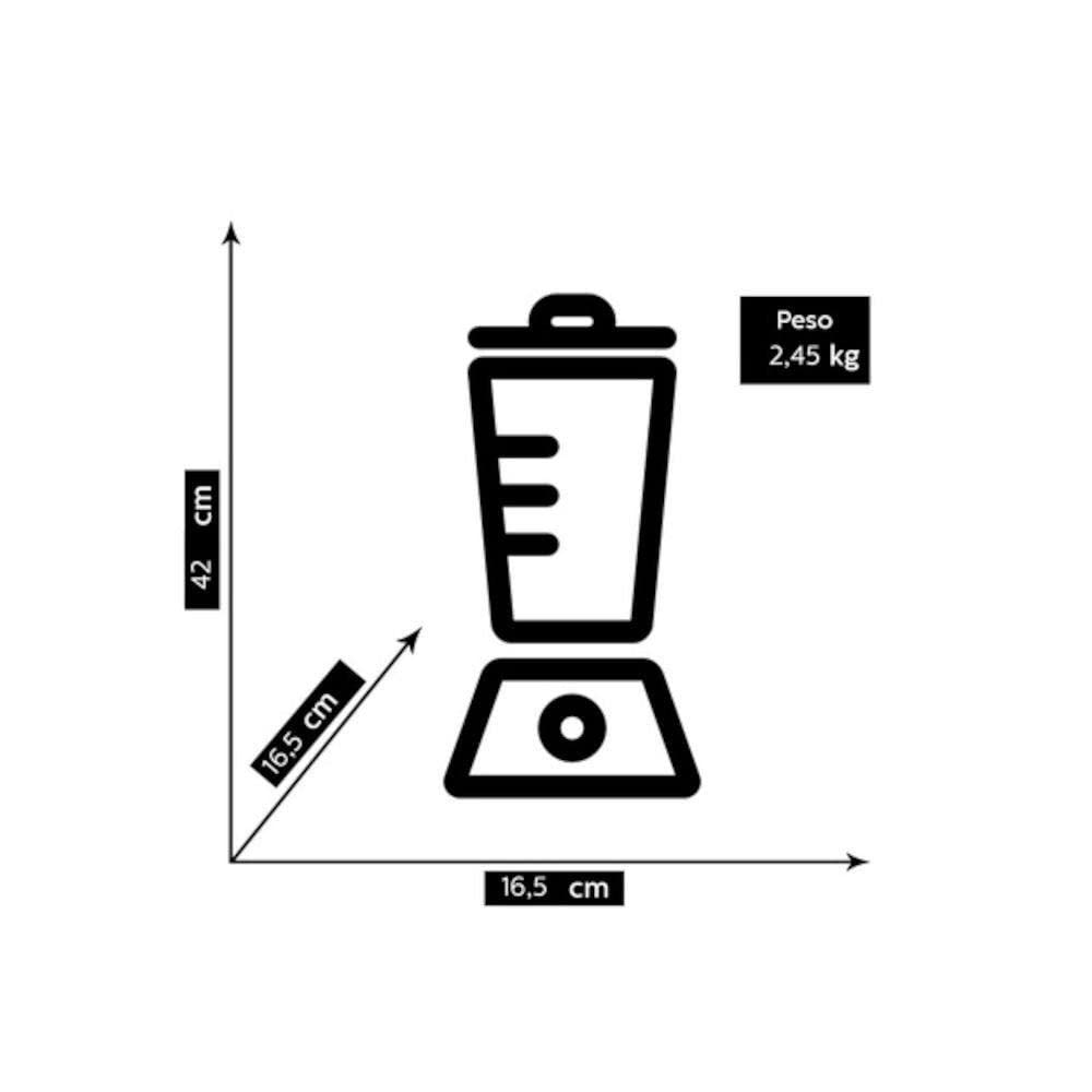 Liquidificador Philips Walita Série 5000 Branco, 220v - RI2240/01