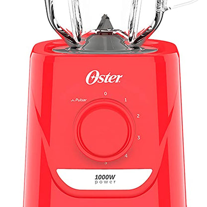 Liquidificador Oster, 110v, 1000W, Vermelho - OLIQ501