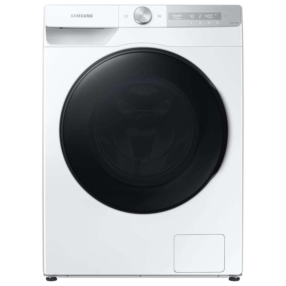 Lava & Seca 13 Kg Samsung Eco Bubble Branca com 24 Programas de Lavagem - Wd13t704dbh