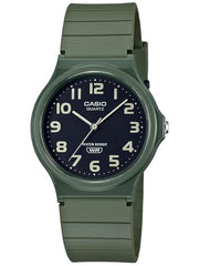 Relógio CASIO verde analógico unissex MQ-24UC-3BDF