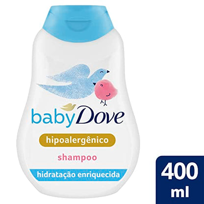 Shampoo Baby Dove Hidratação Enriquecida 400ml, Baby Dove, 400 Ml