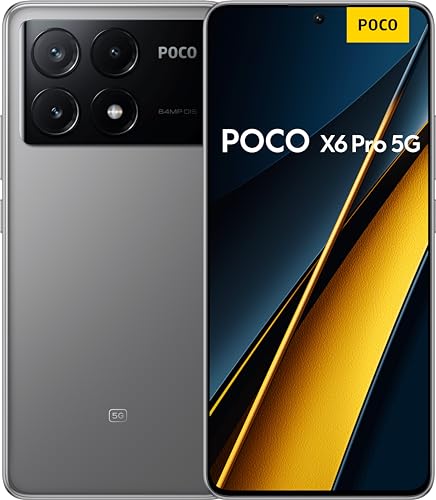 Smartphone Xiaomi POCO X6 Pro 5G 8GB+256GB NFC Dimensity 8300-Ultra 64MP triple camera 67W 120Hz AMOLED (Grey)