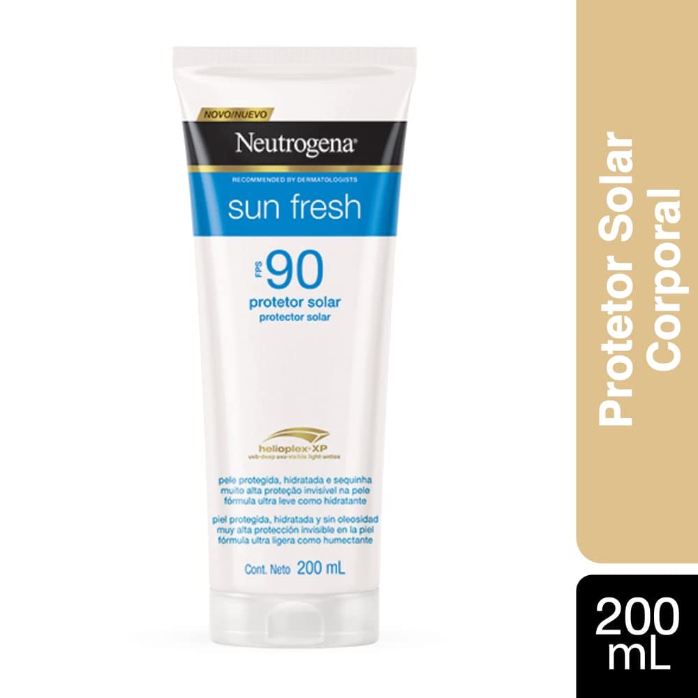 Neutrogena Sun Fresh Protetor Solar Corporal FPS 90, 200ml