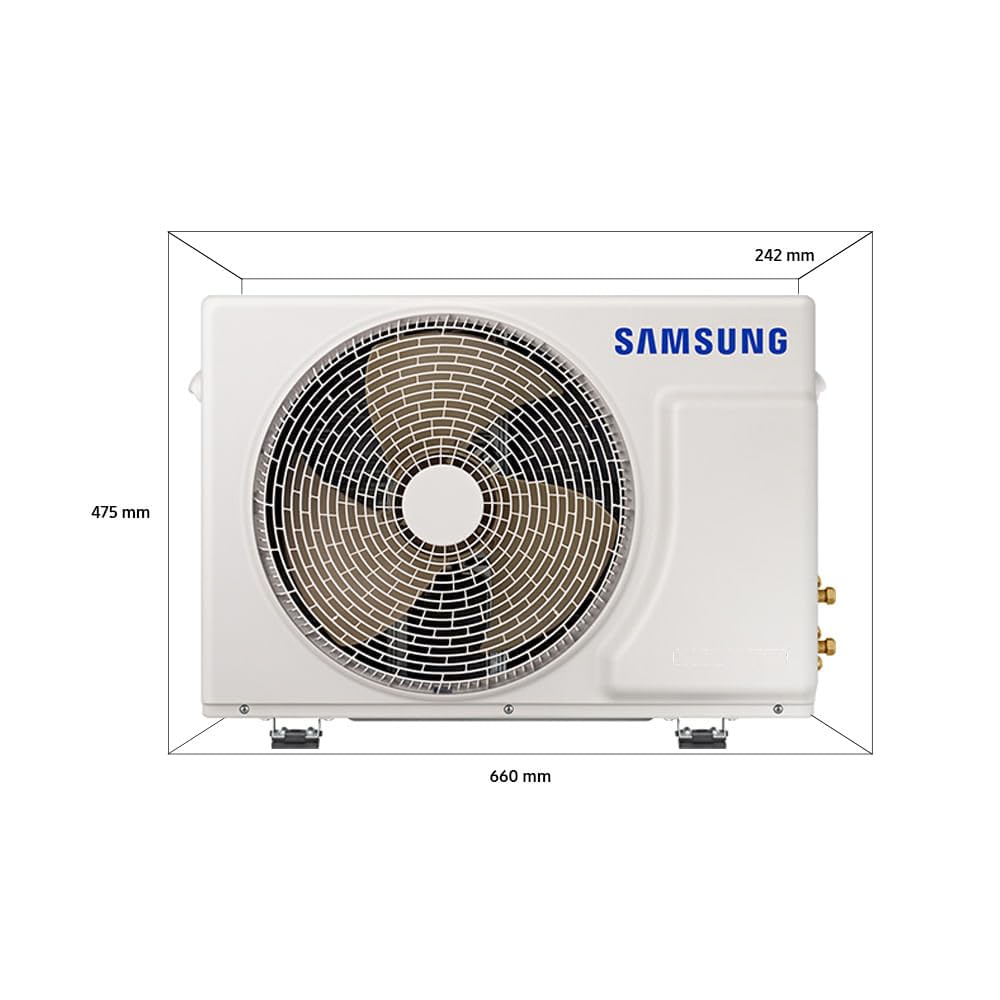 Ar-condicionado Split Samsung Digital Inverter Ultra 9.000 BTUs Frio AR09CVHZAWKNAZ Branco 220V Kit