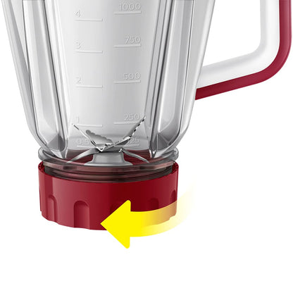 Liquidificador Philips Walita Série 5000 Vermelho, 110V - RI2240/41