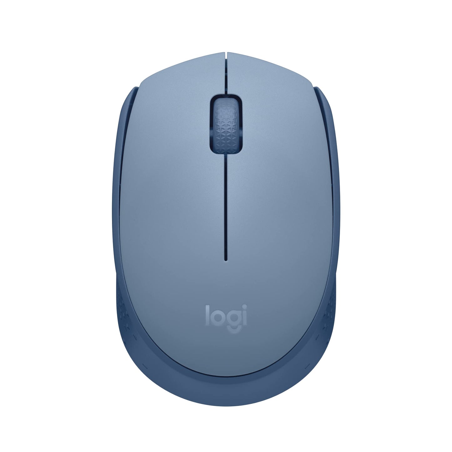 Mouse sem fio Logitech M170 com Design Ambidestro Compacto, Conexão USB e Pilha Inclusa - Azul Claro