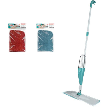 Flash Limp, Kit Mop Spray Fit 0556 + 2 Refis Extra De Microfibra para chão, KIT1768, Verde