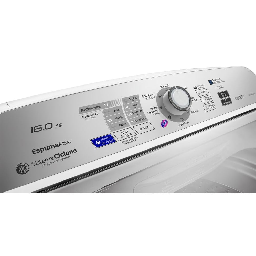 Máquina De Lavar Panasonic 16kg Branco NA-F160B6WA 110V