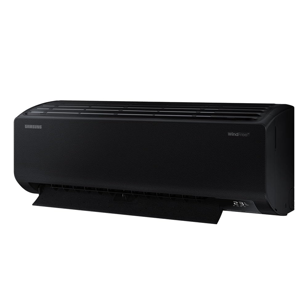 Ar-condicionado Split Inverter Samsung WindFree Black Edition Sem Vento 12.000 BTUs Quente e Frio AR12CSECABTNAZ 220V