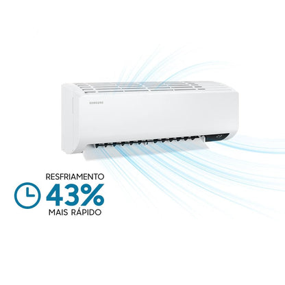 Ar-condicionado Split Samsung Digital Inverter Ultra 9.000 BTUs Frio AR09CVHZAWKNAZ Branco 220V Kit