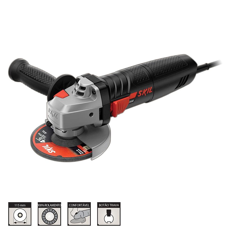 Esmerilhadeira Angular de 4 1/2" Skil 9002 700W 127V